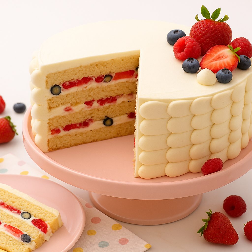 Decadent Berry Chantilly Cake with Mascarpone Frosting Recipe 11 ecadent Berry Chantilly Cake with Mascarpone Frosting