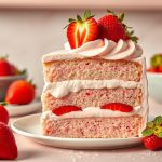 Delicious Fresh Strawberry Cake Recipe with Strawberry Buttercream